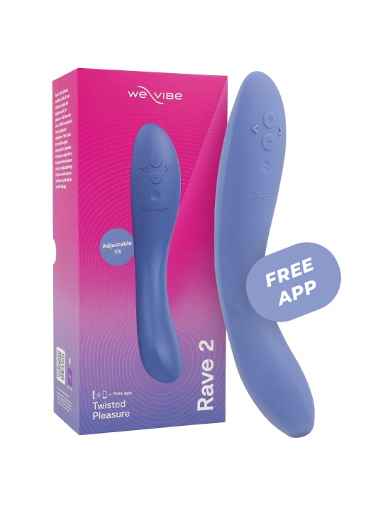 WE VIBE RAVE 2 VIBRADOR PUNTO G AZUL