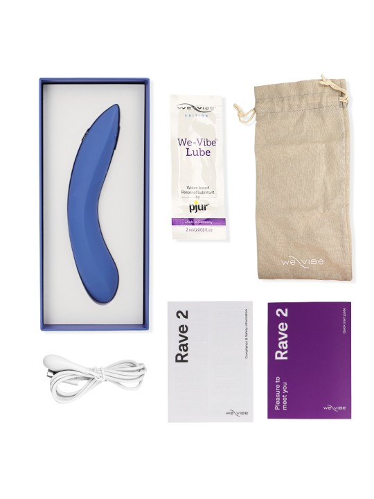 WE VIBE RAVE 2 VIBRADOR PUNTO G AZUL
