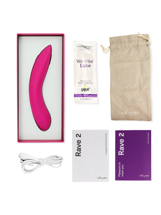 WE VIBE RAVE 2 VIBRADOR PUNTO G AZUL