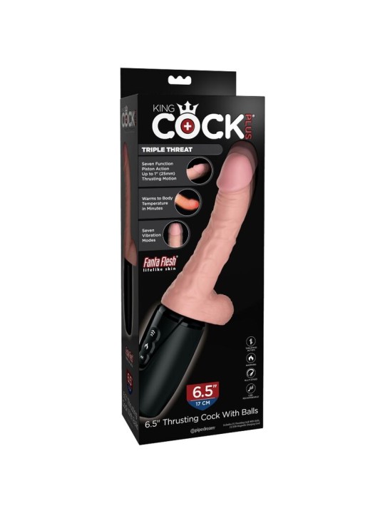 KING COCK PLUS TRIPLE THREAT NATURAL