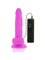DIVERSIA DILDO REALISTICO FLEXIBLE CON VIBRACION LILA 18 CM O 4 CM