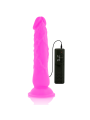 DIVERSIA DILDO REALISTICO FLEXIBLE CON VIBRACION LILA 21 CM O 49 CM