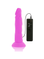 DIVERSIA DILDO REALISTICO FLEXIBLE CON VIBRACION LILA 23 CM O 43 CM