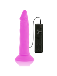 DIVERSIA DILDO REALISTICO FLEXIBLE CON VIBRACION LILA 23 CM O 43 CM