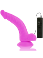 DIVERSIA DILDO REALISTICO FLEXIBLE CON VIBRACION LILA 215 CM O 45 CM