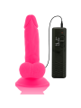 DIVERSIA DILDO REALISTICO FLEXIBLE CON VIBRACION ROSA 17 CM O 33 CM