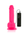 DIVERSIA DILDO REALISTICO FLEXIBLE CON VIBRACION ROSA 205 CM O 42 CM