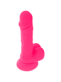 DIVERSIA DILDO REALISTICO FLEXIBLE CON VIBRACION ROSA 205 CM O 42 CM