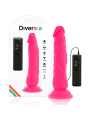 DIVERSIA DILDO REALISTICO FLEXIBLE CON VIBRACION ROSA 21 CM O 49 CM