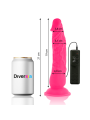DIVERSIA DILDO REALISTICO FLEXIBLE CON VIBRACION ROSA 21 CM O 49 CM