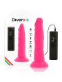 DIVERSIA DILDO REALISTICO FLEXIBLE CON VIBRACION ROSA 23 CM O 43 CM