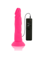 DIVERSIA DILDO REALISTICO FLEXIBLE CON VIBRACION ROSA 23 CM O 43 CM