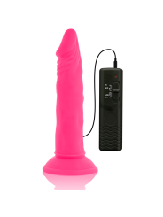 DIVERSIA DILDO REALISTICO FLEXIBLE CON VIBRACION ROSA 23 CM O 43 CM