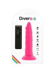 DIVERSIA DILDO REALISTICO FLEXIBLE CON VIBRACION ROSA 23 CM O 43 CM