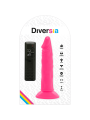 DIVERSIA DILDO REALISTICO FLEXIBLE CON VIBRACION ROSA 23 CM O 43 CM