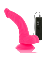 DIVERSIA DILDO REALISTICO FLEXIBLE CON VIBRACION ROSA 215 CM O 45 CM