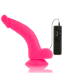 DIVERSIA DILDO REALISTICO FLEXIBLE CON VIBRACION ROSA 215 CM O 45 CM