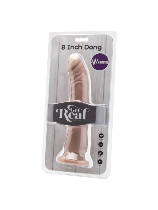 GET REAL DONG 205 CM VIBRATING NATURAL