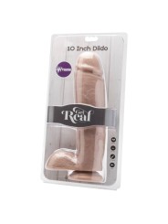 GET REAL DILDO 255 CM CON TESTICULOS VIBRADOR NATURAL