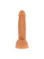GET REAL DILDO VIBRADOR CON BOLAS GIRATORIAS NATURAL