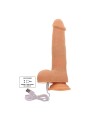 GET REAL DILDO VIBRADOR CON BOLAS GIRATORIAS NATURAL