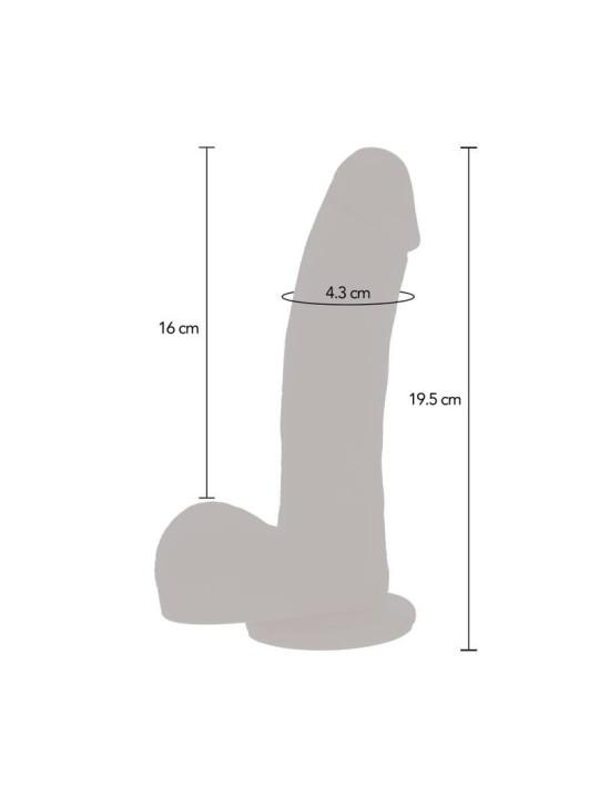 GET REAL DILDO EMPUJE MAGNETICO PULSANTE NATURAL
