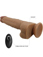 PRETTY LOVE JONATHAN DILDO SILICONA 3 VIBRACIONES 3 MEDIDAS INSERCION CONTROL REMOTO 21 CM