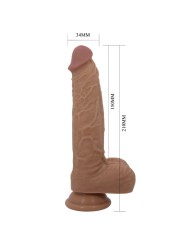 PRETTY LOVE JONATHAN DILDO SILICONA 3 VIBRACIONES 3 MEDIDAS INSERCION CONTROL REMOTO 21 CM