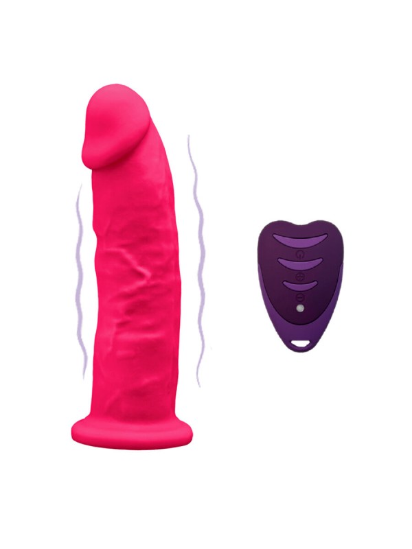 SILEXD PENE REALISTICO MODELO 2 ROSA CONTROL REMOTO LRS 17 CM