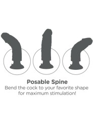 KING COCK DILDO VIBRADOR 1524 CM NATURAL