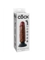 KING COCK DILDO VIBRADOR MARRON 1524 CM