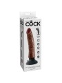 KING COCK DILDO VIBRADOR MARRON 1778 CM