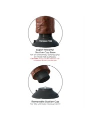 KING COCK DILDO VIBRADOR MARRON 1778 CM