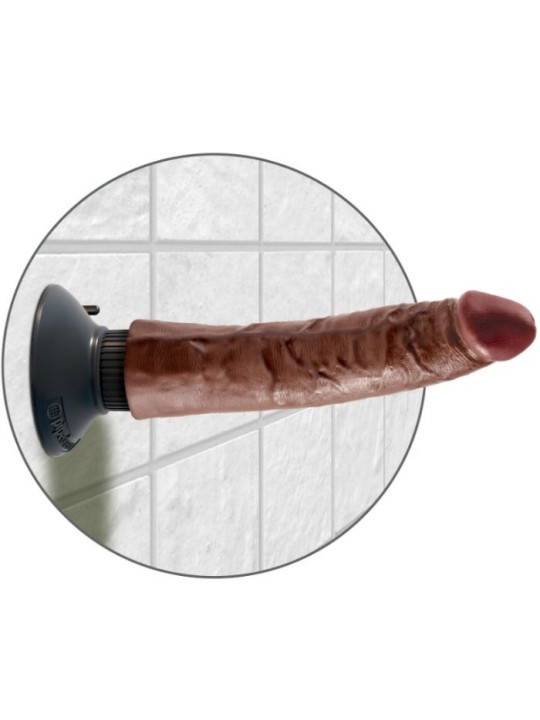 KING COCK DILDO VIBRADOR MARRON 1778 CM