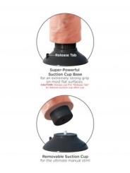 KING COCK DILDO VIBRADOR 2032 CM NATURAL