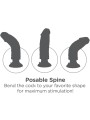 KING COCK DILDO VIBRADOR MARRON 2032 CM