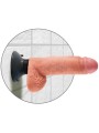 KING COCK DILDO VIBRADOR CON TESTICULOS 1778 CM NATURAL