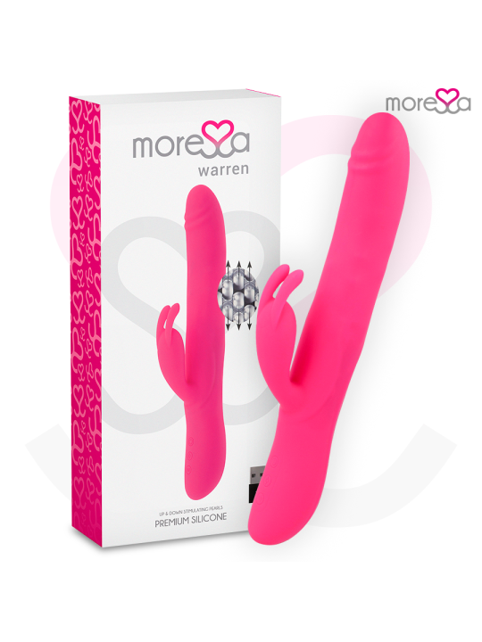 MORESSA WARREN IMPULSOR OSCILANTE Y POTENTE VIBRACION PREMIUM SILICONA RECARGABLE