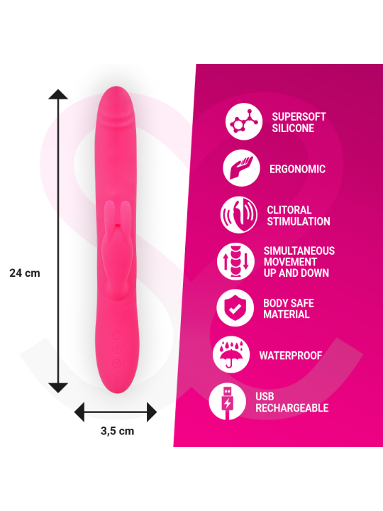 MORESSA WARREN IMPULSOR OSCILANTE Y POTENTE VIBRACION PREMIUM SILICONA RECARGABLE