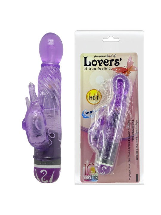 BAILE VIBRADOR MULTIVELOCIDAD CON ESTIMULADOR LILA