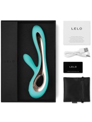 LELO SORAYA 2 VIBRADOR RABBIT VERDE AGUA