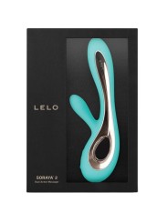 LELO SORAYA 2 VIBRADOR RABBIT VERDE AGUA