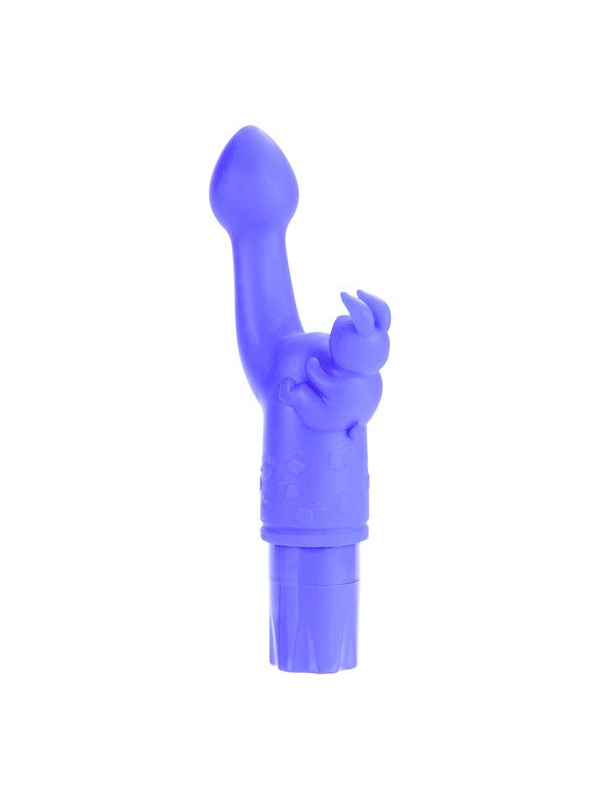 CALEXOTICS SILICONE CONEJITO VIBRADOR KISS LILA