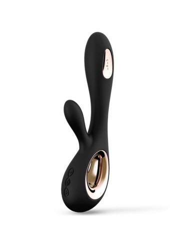 LELO SORAYA WAVE VIBRADOR RABBIT NEGRO