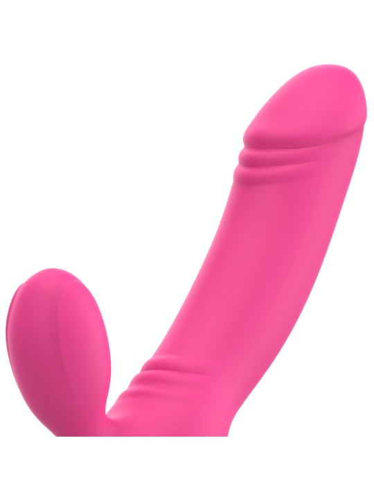 OHMAMA BIX VIBRADOR DOBLE ESTIMULACION XMAS EDITION ROSA