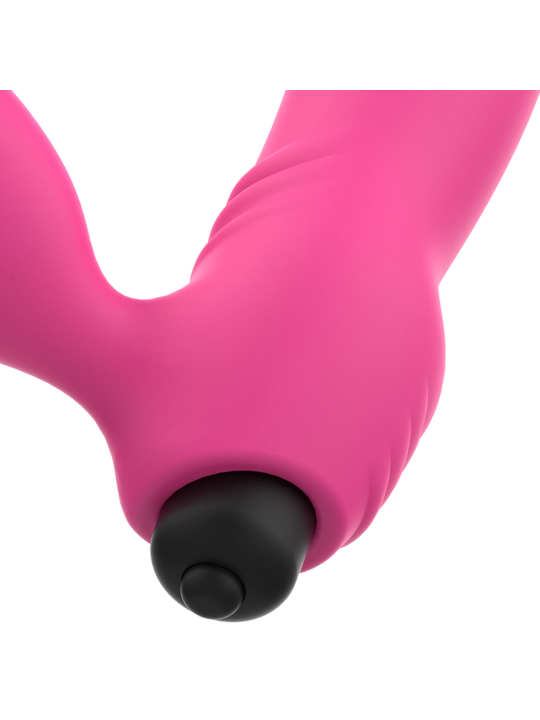 OHMAMA BIX VIBRADOR DOBLE ESTIMULACION XMAS EDITION ROSA