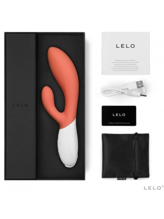 LELO INA 3 VIBRADOR RABBIT LUJO CORAL