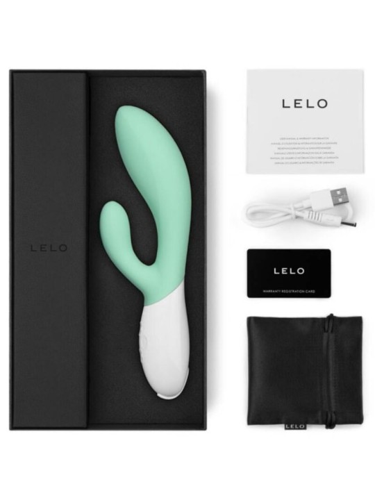 LELO INA 3 VERDE VIBRADOR RABBIT LUJO VERDE AGUA