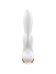 SATISFYER DOUBLE FLEX VIBRADOR APP BLANCO