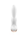 SATISFYER DOUBLE FLEX VIBRADOR APP BLANCO